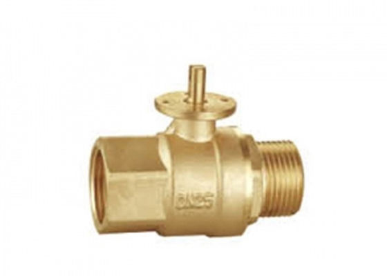 DN15 Water Meter Ball Valve Brass Two Way 232 Psi DC Motorized Diverter