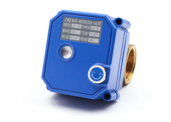 Baseboard Radiant Heating Brass Zone Heating Valves 2.5 NM Torque DN8