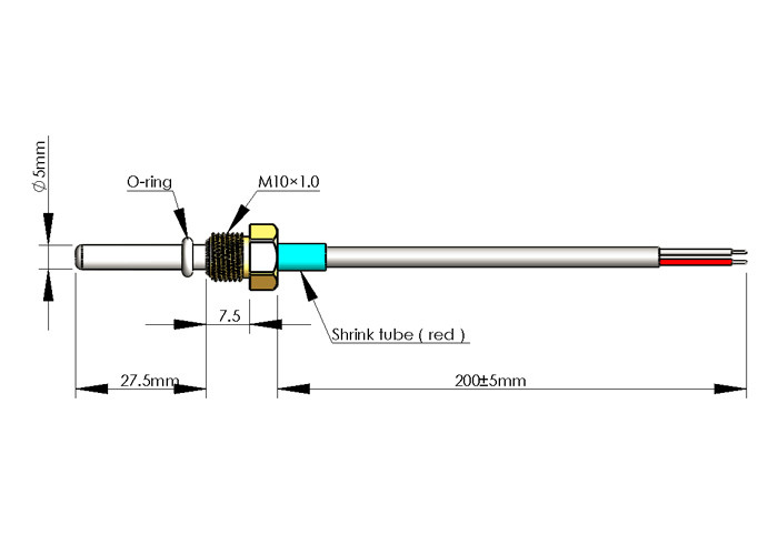 PT1000 Ultrasonic Piezo Transducer G1/2